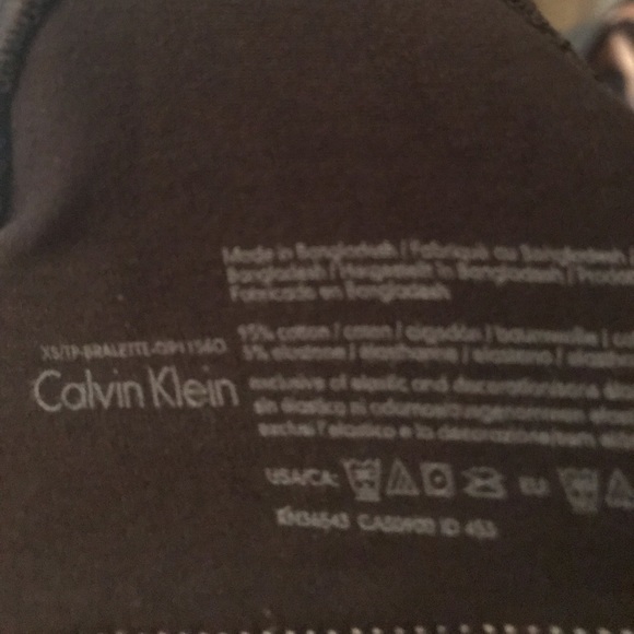 NWOT Calvin Klein Racerback Bralette Bundle - Picture 6 of 6